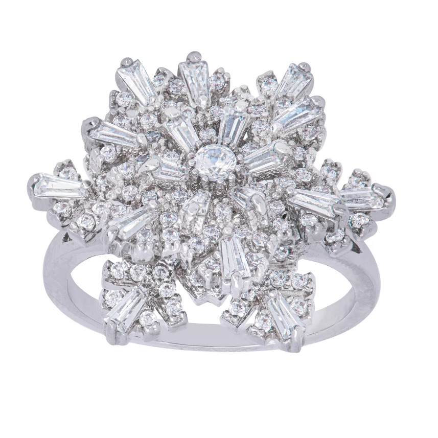 Snowflake Spinner Ring